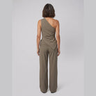 Wren One-Shoulder Top | Woven Fabric, Asymmetric Hem, Trendy Womens Top for Going Out 3