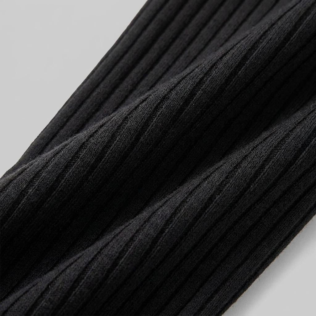 Wynne Knit Midi Dress | Ribbed Polyester, Belted with Pockets 6