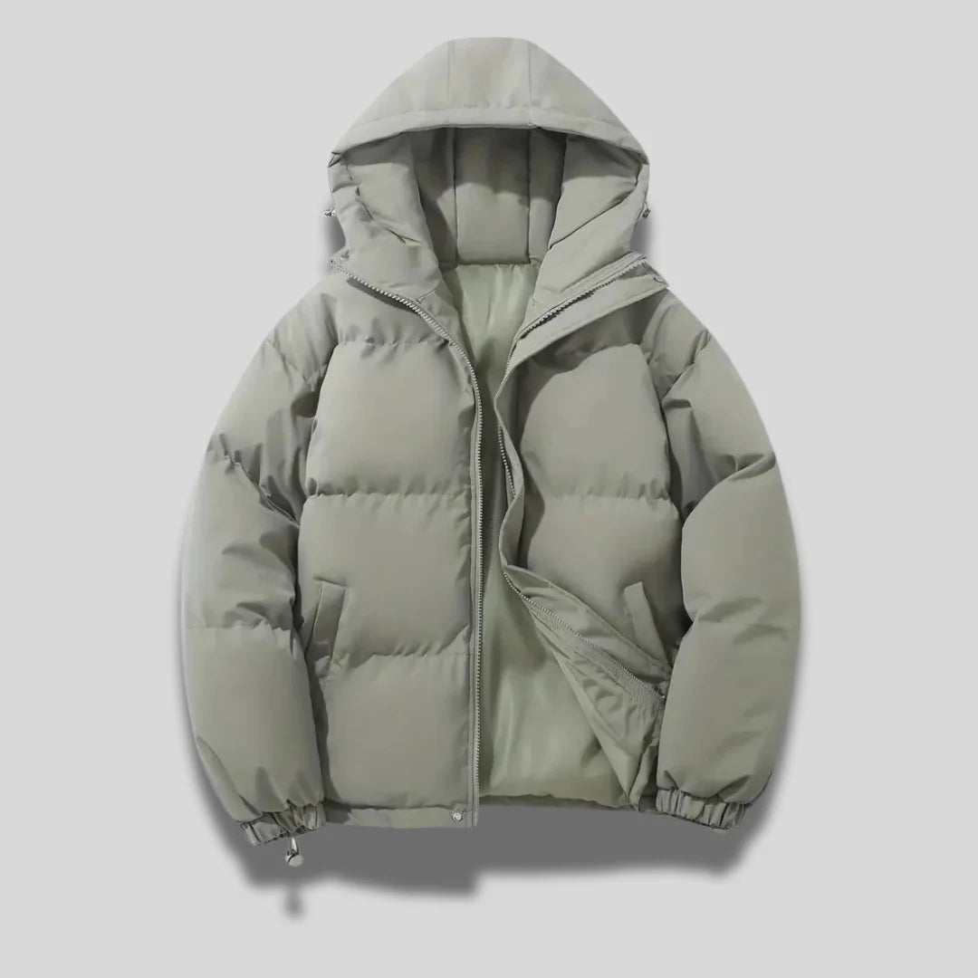 Wynter Black Puffer Jacket | Hooded, Insulated for Women 1