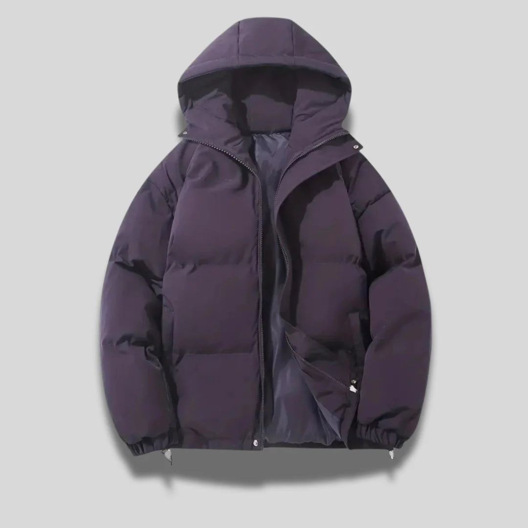 Wynter Black Puffer Jacket | Hooded, Insulated for Women 3