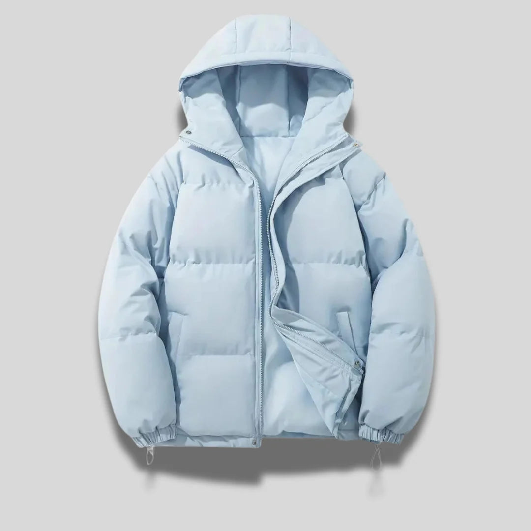 Wynter Black Puffer Jacket | Hooded, Insulated for Women 5
