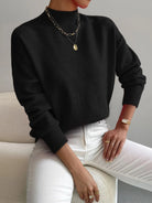 Yara Knit Sweater for Women | High Collar, Soft Fabric, Multiple Colors 4