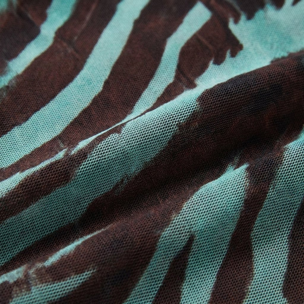 Zara Bodycon Dress | Zebra Print, Halter V-Neck, Mini Length 5