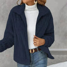 Zara Cozy Cardigan | Plush Shawl Collar, Loose Fit, Multi-Color 2