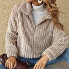 Zara Cozy Cardigan | Plush Shawl Collar, Loose Fit, Multi-Color 5