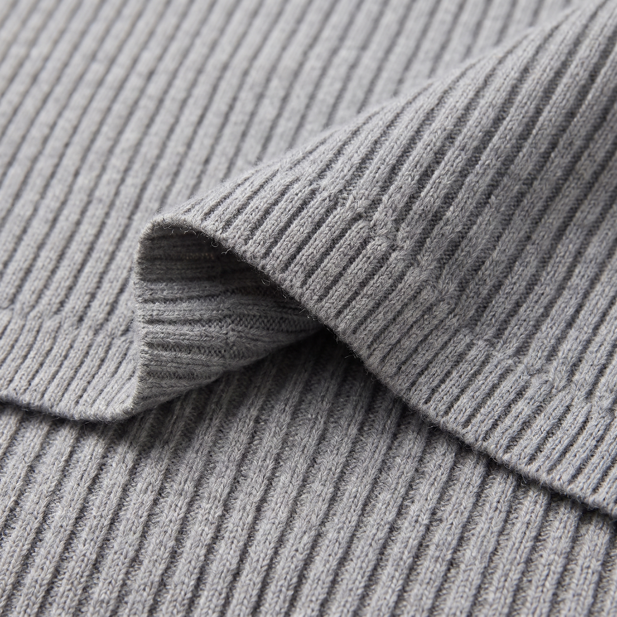 Anouk ribbed knit lounge set rib texture close-up