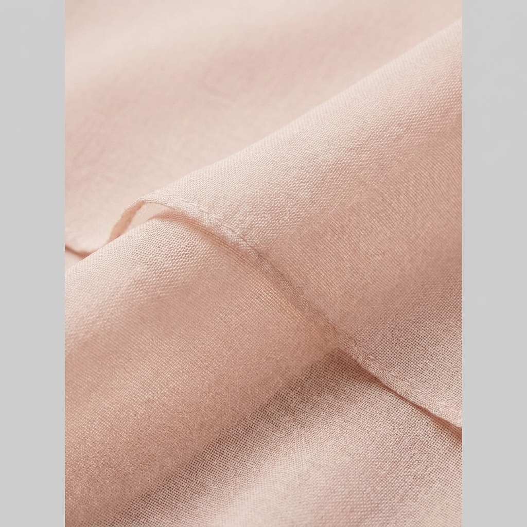Cora Chiffon Maxi Dress Pink - fabric close-up detail