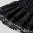 Hera Lace Dress black lace fabric close-up detail