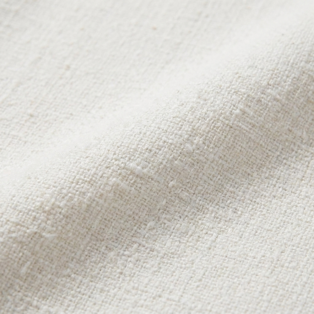 Luna Women's Dress white textured fabric close-up detail