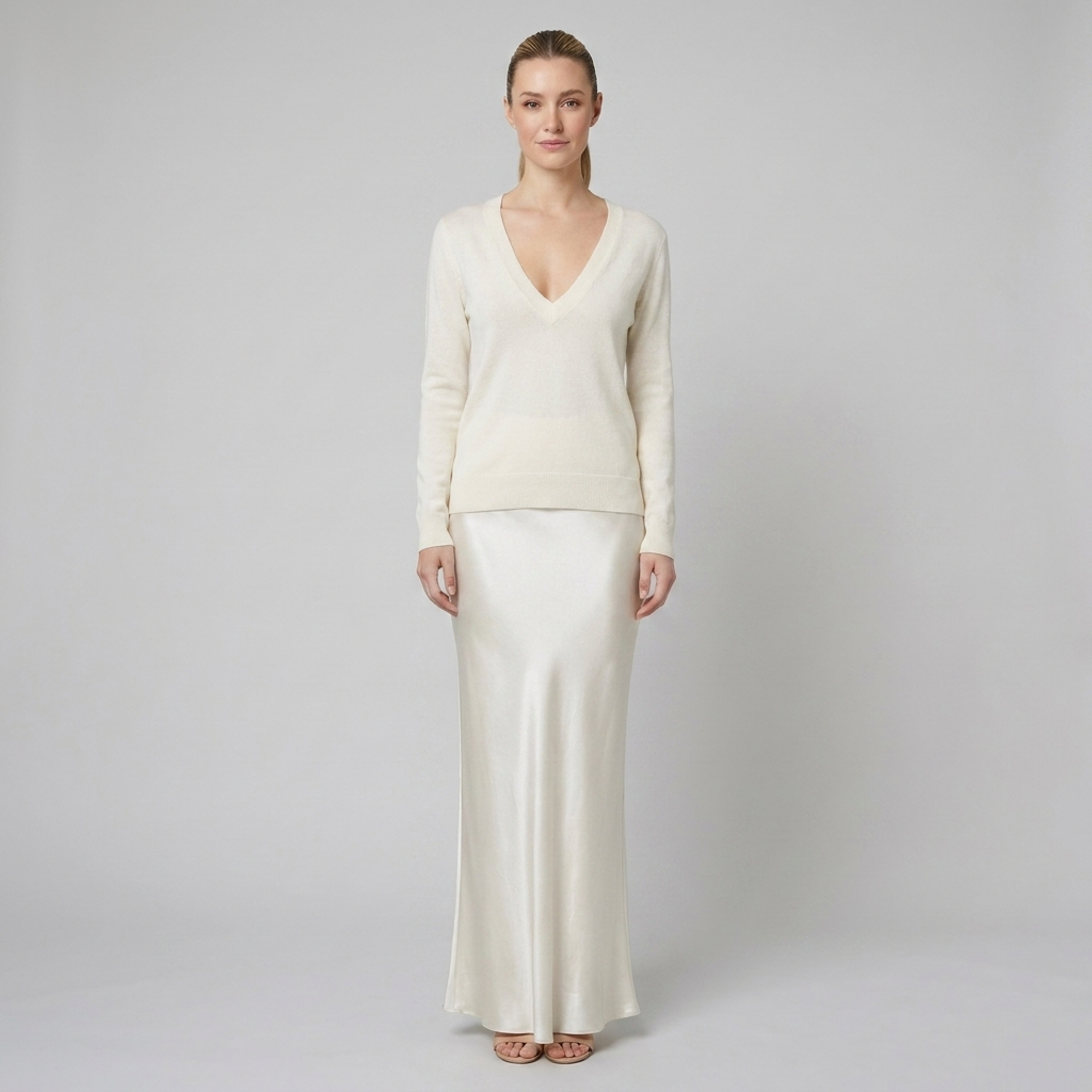 Sarina Dress Set White - front pose