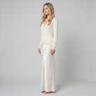 Sarina Dress Set White - side angle