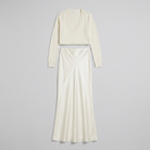 Sarina Dress Set White - flat lay product
