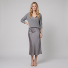 Sarina Dress Set Grey - front view