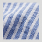 Sierra striped seersucker cotton fabric texture close-up