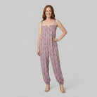 Elysian Womens Romper in Lavender - Front View