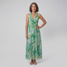 Fiona Maxi Dress in Ivy Print - Front View