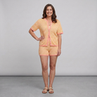 Sola Knitted Co Ord Set Citrus - Front View