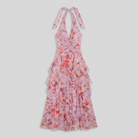 Nora Maxi Dress Pink - Product Flat Lay