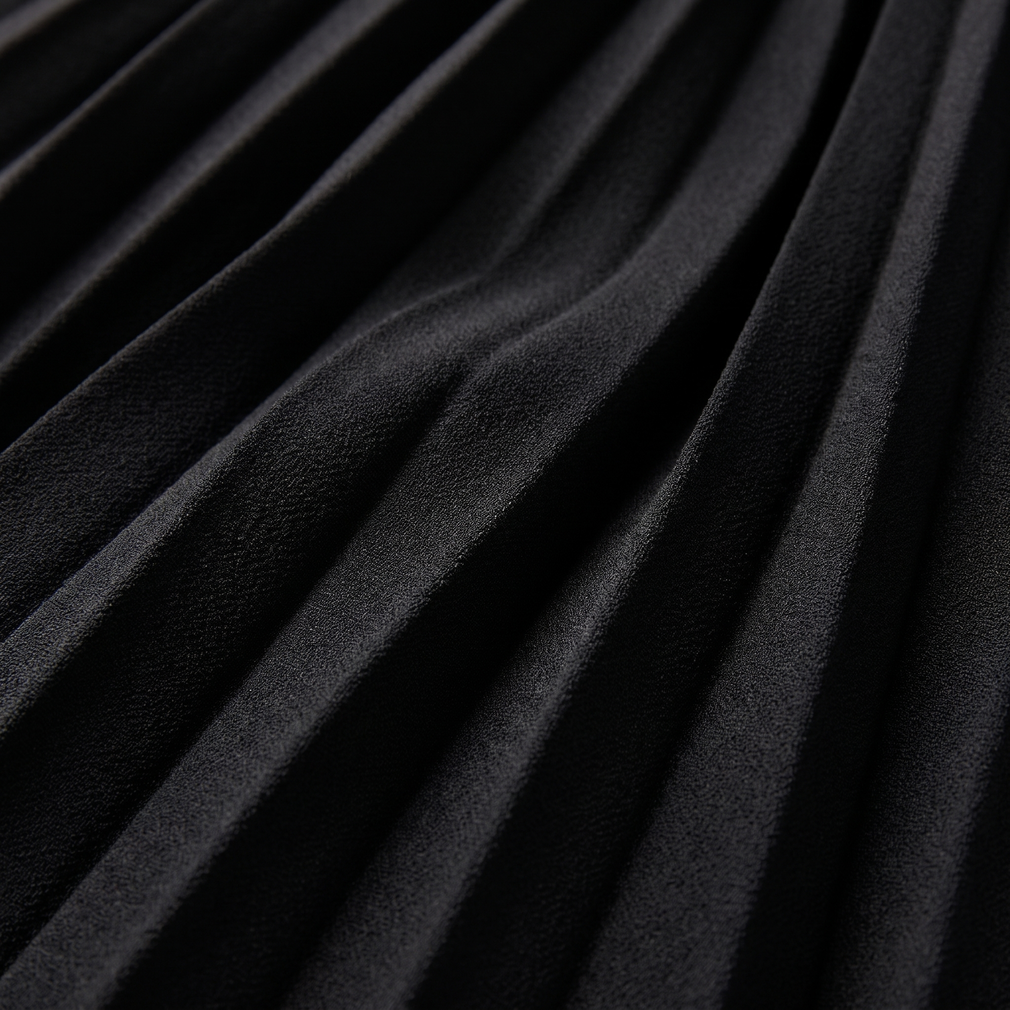 Ilona midi dress pleated fabric and belt close-up