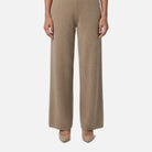 Women's High-Waisted Trousers – Soft Brushed, Elasticated Waist