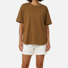 Women's Oversized T-Shirt – Curved Hem, Moisture-Wicking