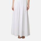 Women's Maxi Skirt – Cotton, High Waist, Long Length