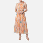 Women's Halter Midi Dress – Lightweight, Wedding Guest