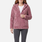 Women's Hooded Fleece Jacket – Plush Pile, Relaxed Fit