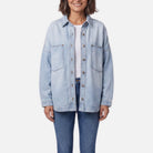 Women's Denim Shirt Jacket – Cotton-Blend, Standard Fit