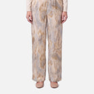 Women's Printed Wide Leg Trousers – High Waist