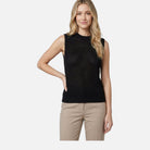Women's Open Mesh Tank – Sleeveless, High Neck