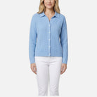 Women's Collared Cardigan – Fitted, Button Front