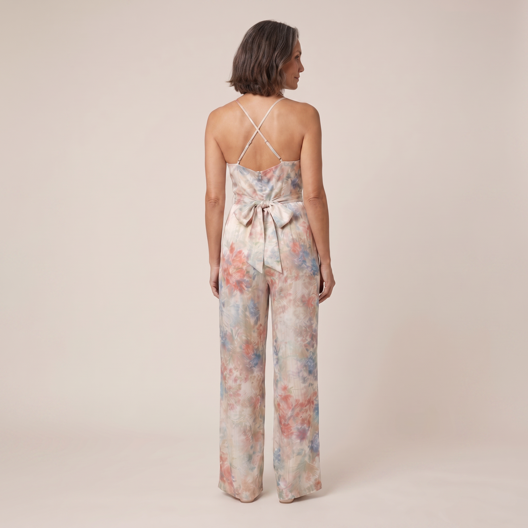 Bora Satin Jumpsuit — back