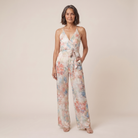 Bora Satin Jumpsuit — front
