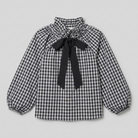 Brielle Womens Blouse — flat-lay