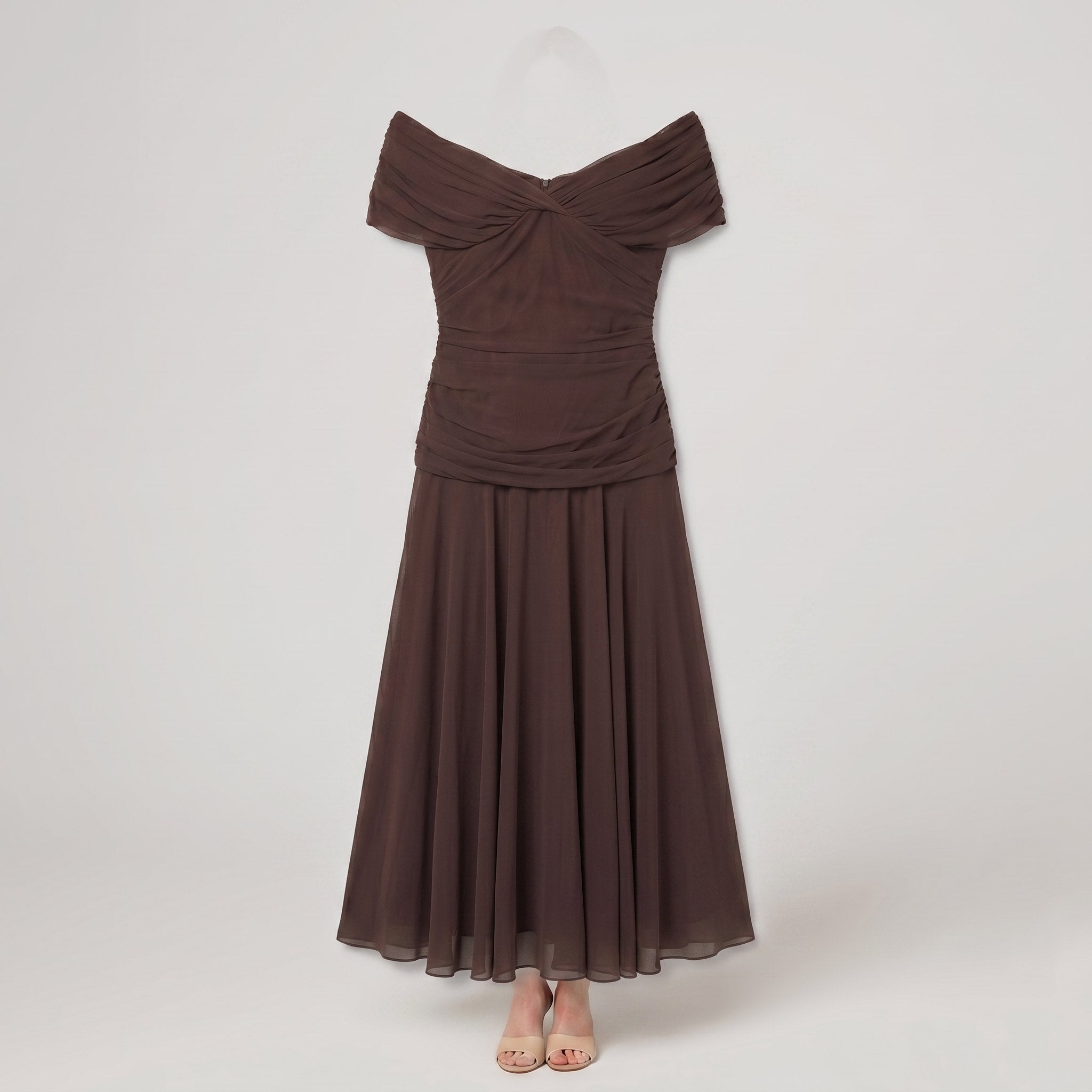 Pamela Boutique Caden brown midi dress product
