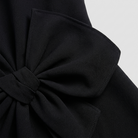 Celia black dress — fabric