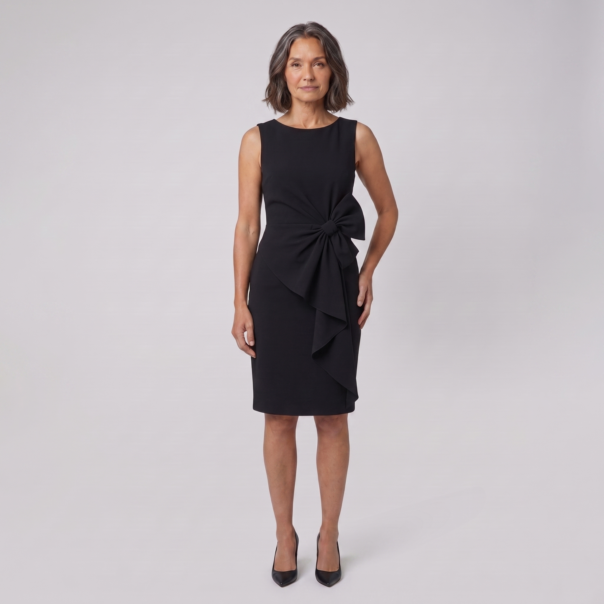 Celia black dress — front