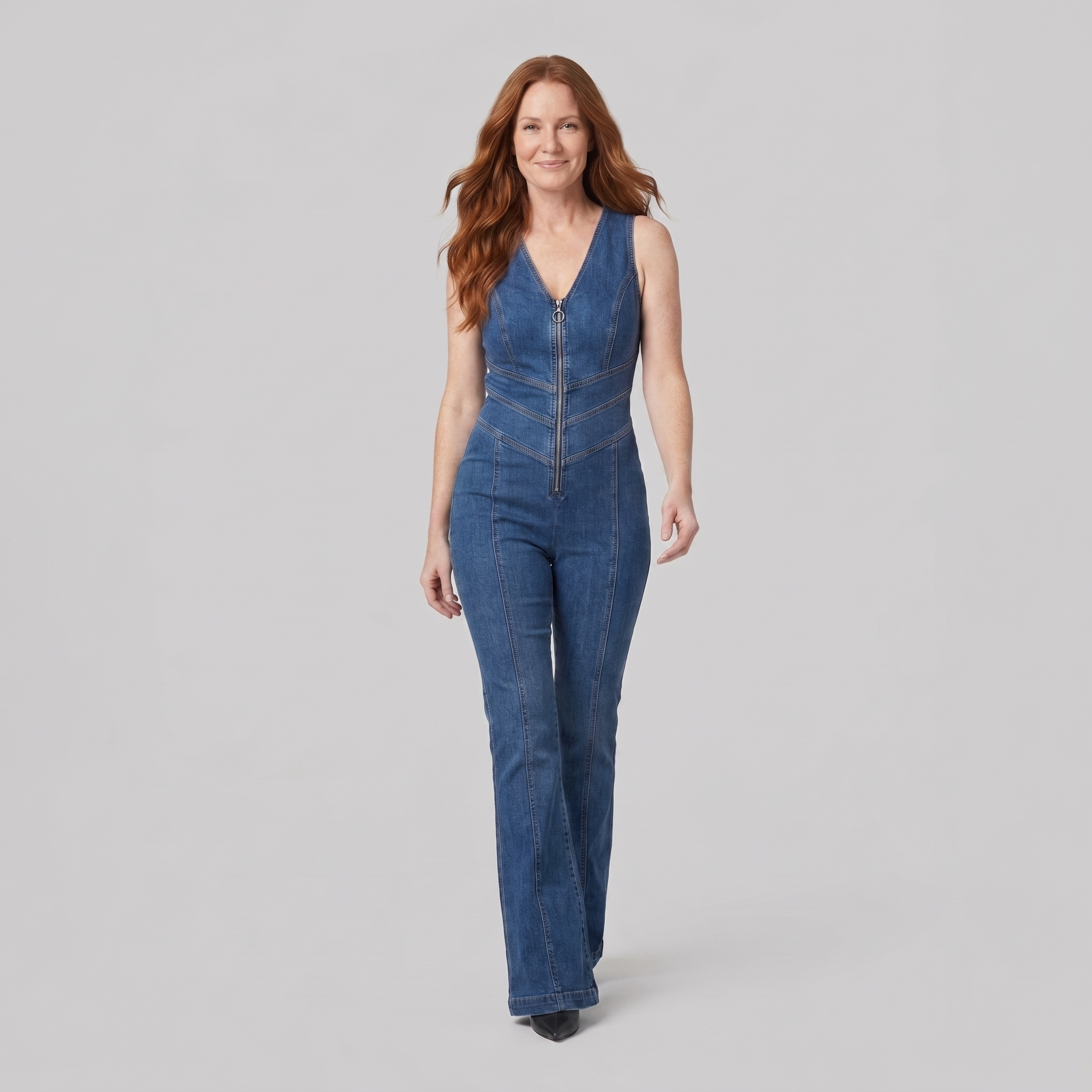 Dara Denim Jumpsuit — walk