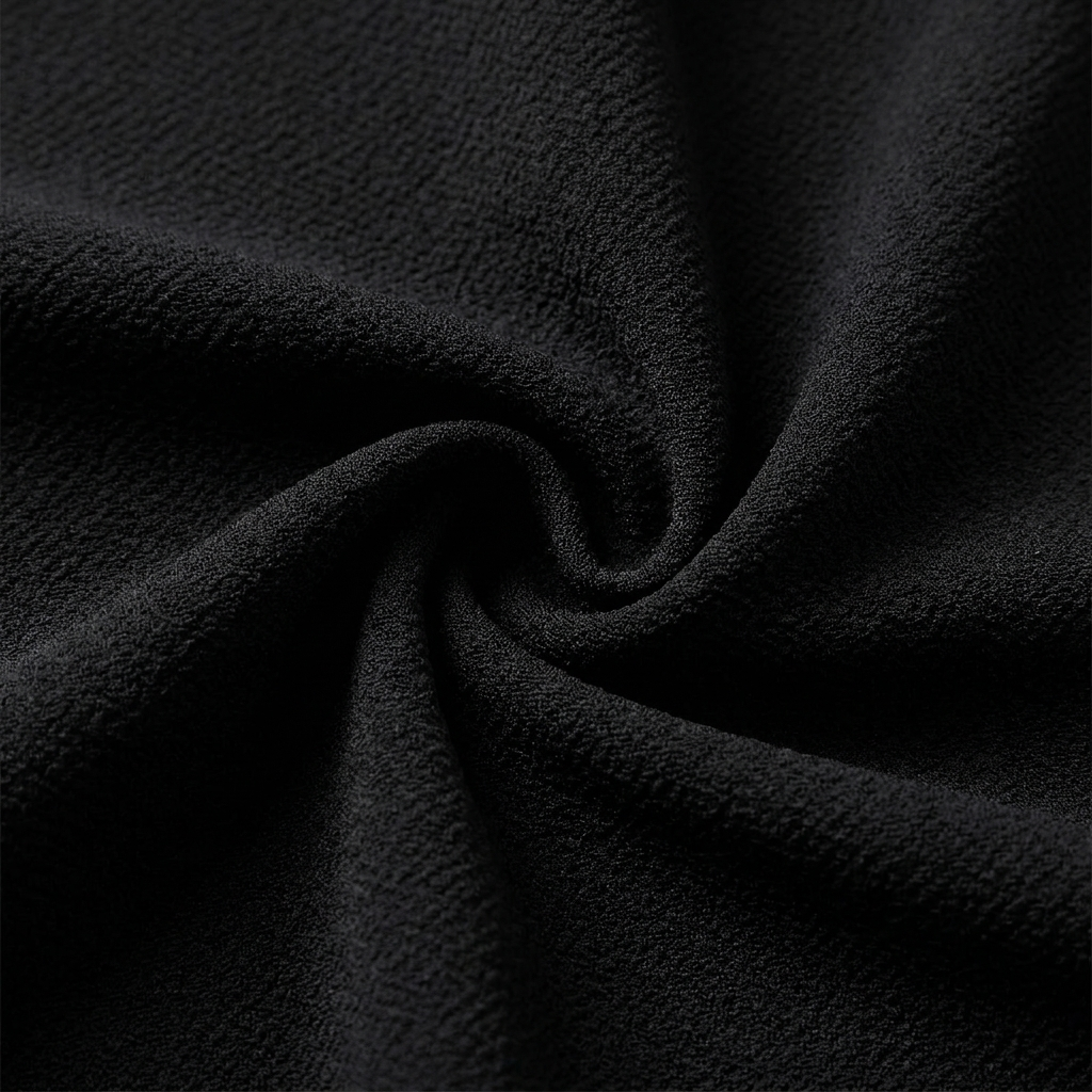 Ivy Midi Dress textured crepe fabric close-up — fabric