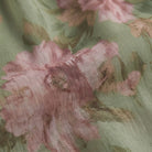Pamela Boutique Mirelle sage green floral fabric detail