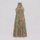 Pamela Boutique Mirelle sage green floral midi dress product
