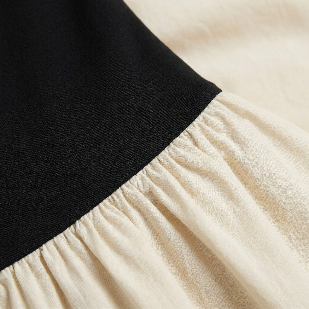 Pavé Backless Dress jersey and cotton fabric close-up — fabric