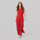 Raya red tailored pants — walk