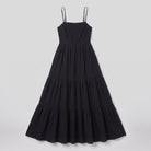 Sola tiered maxi dress flat lay detail
