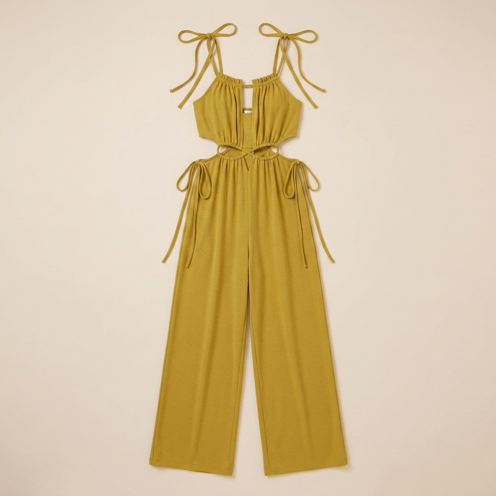 Talia Women's Jumpsuit — flat-lay