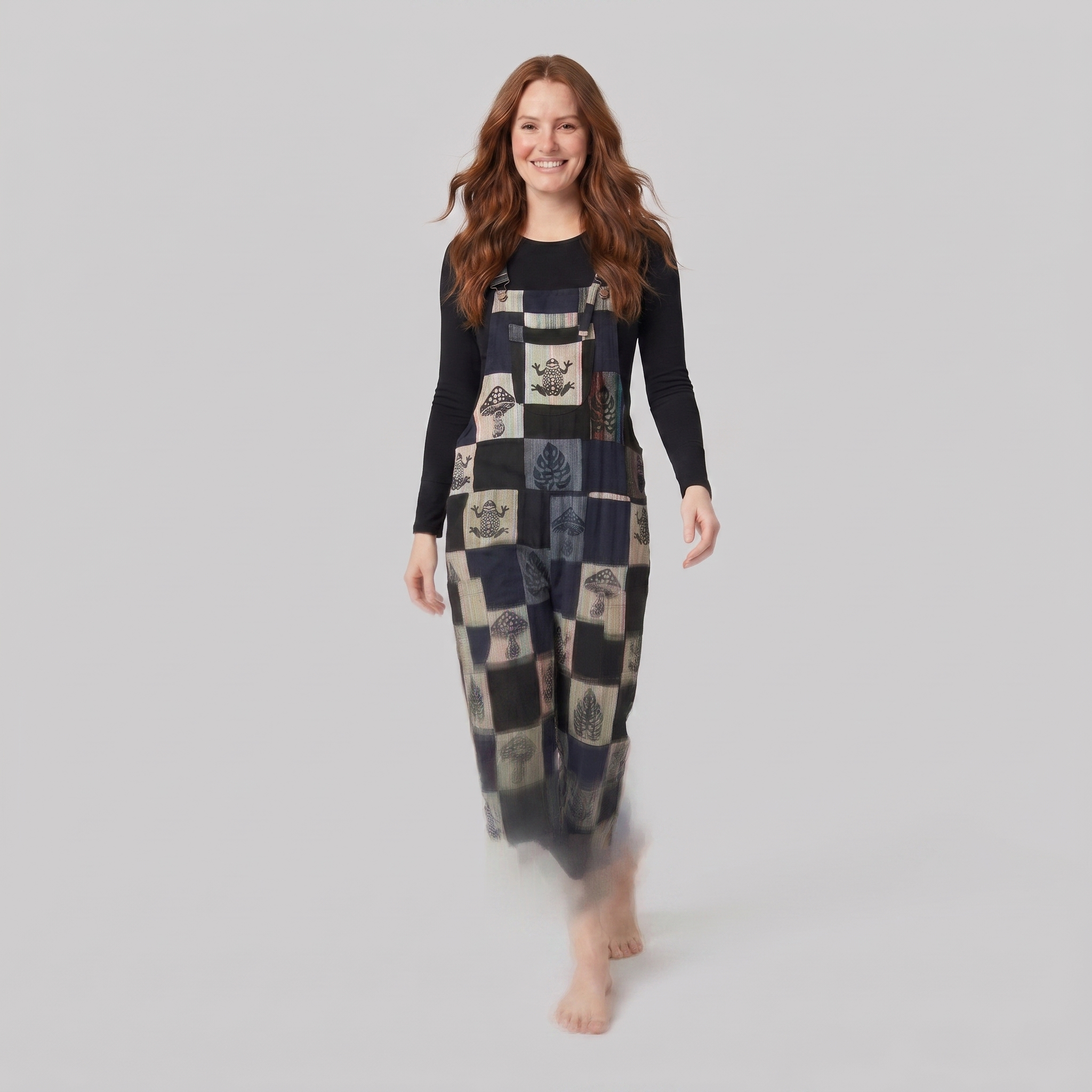 Wrenwood Denim Overalls — walk