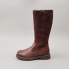 Knee-high riding boots with a wool-blend lining, view 3