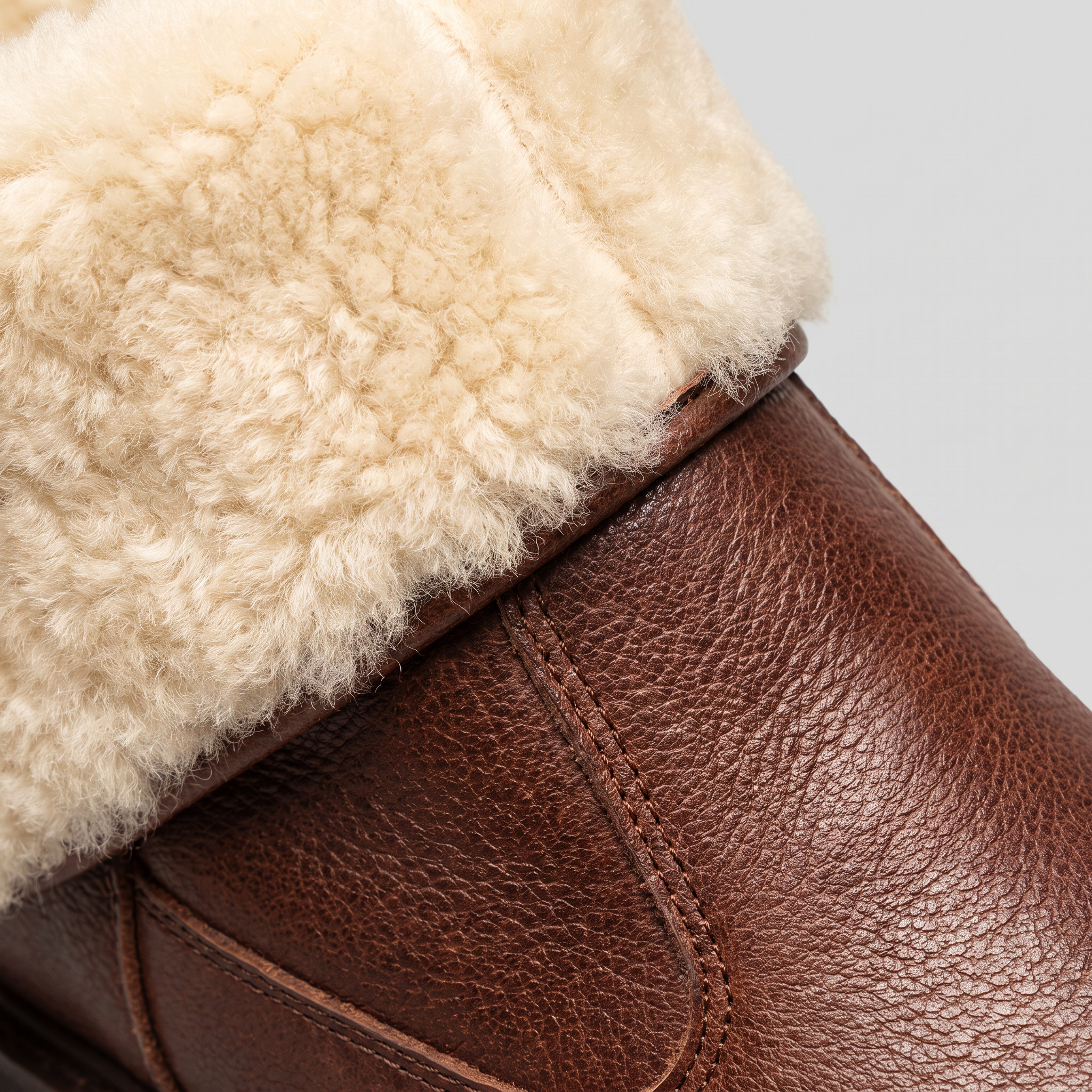 Knee-high riding boots with a wool-blend lining, view 6