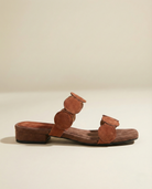 Croc-embossed mule with a cushioned footbed, view 2